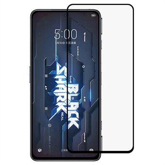For Xiaomi Black Shark 5 Pro Anti-eksplosjon full dekning herdet glass skjermfilm Klar full lim Silke utskrift Telefon skjermbeskytter