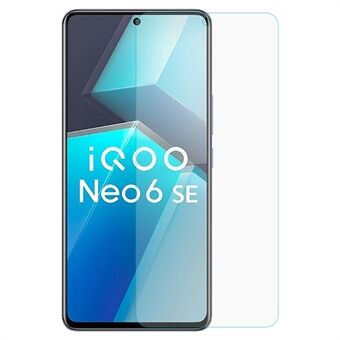 For vivo iQOO Neo6 SE skjermbeskytter 0,3 mm buekanter Ultra klare anti-flekker herdet glass skjermfilm