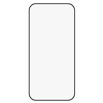 For iPhone 14 Pro Max 6,7 tommer herdet glass skjermbeskytter full lim Krystallklarhet 9H hardhet Scratch silketrykkfilm (10D)