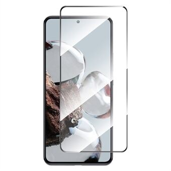 ENKAY HAT Prince For Xiaomi 12T 5G / 12T Pro 5G Høy Aluminium-silisium Glass Anti-eksplosjonsfilm 0,26 mm 9H 2,5D Arc Edge Full Glue Full Screen Protector