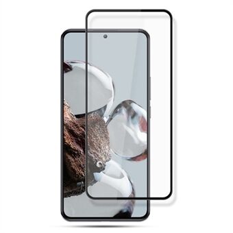 MOCOLO For Xiaomi 12T 5G / Redmi K50 Ultra 5G Fingeravtrykk gratis hellim silkeutskrift herdet glassfilm HD klar sekundær herding skjermbeskytter - svart