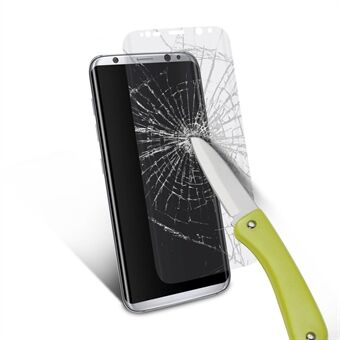 For Samsung Galaxy S8 0,3 mm 3D buet herdet glass skjermbeskytter heldeksel