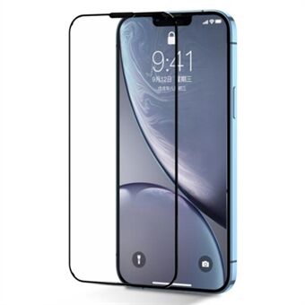 JOYROOM JR-H03 Ultra Clear herdet glassfilm for iPhone 14 Max 6,7 tommer, hellim, heldekkende silkeskjermbeskytter