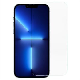 For iPhone 14 Pro 6,1 tommer 2,5D Arc Edge skjermbeskytter Sensitive Touch High Aluminium-silisiumglass Ultraklart herdet glassfilm