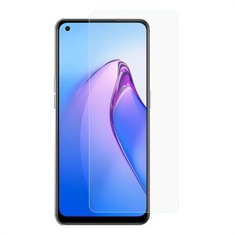 0,3 mm Arc Edge Tempered Glass film for Oppo Reno8 4G, High Definition An-Explosion Screen Protector