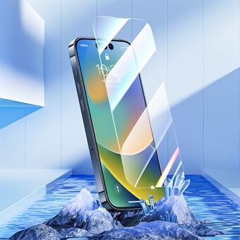 Scratch KR Series For iPhone 14 Pro Max Aluminium-silisium Glass skjermbeskytter Superklart frontskjermdeksel Anti-ripe 0,15 mm Ultra tynn glassfilm