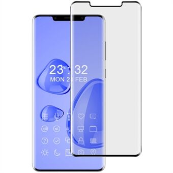 IMAK for Huawei Mate 50 Pro 4G 3D buet sidelim herdet glass skjermbeskytter full deksel HD klar skjermbeskyttelsesfilm