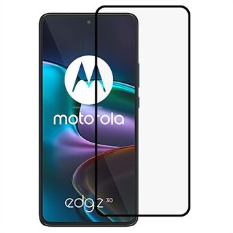 For Motorola Edge 30 5G fullskjermbeskytter full lim silkeutskrift Anti-eksplosjon herdet glass HD klar film