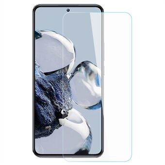AMORUS For Xiaomi 12T Pro 5G Anti-fingeravtrykk skjermbeskytter 2.5D Arc Edge 9H hardhet Høy aluminium-silisium Glass skjermbeskyttelsesfilm