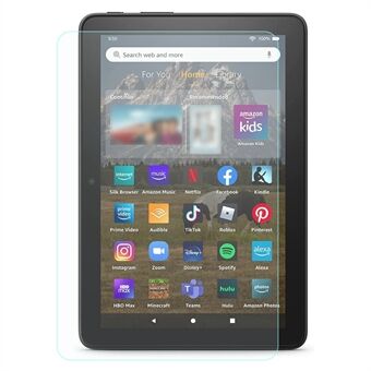 For Amazon Fire HD 8 Kids Pro (2022) 0,3 mm Arc Edge Tempered Glass Anti-eksplosjon HD Clear, komplett dekkende skjermbeskytter