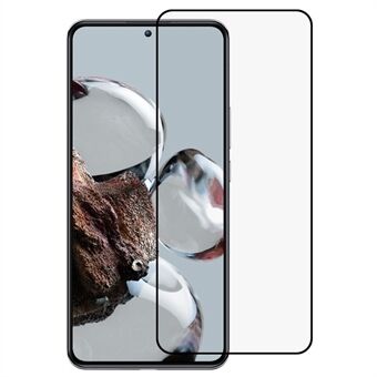 RURIHAI for Xiaomi 12T 5G / 12T Pro 5G / Redmi K50 Ultra 5G Sekundær herding fullskjermbeskytter full lim 2,5D 0,26 mm høy aluminium-silisium glassfilm