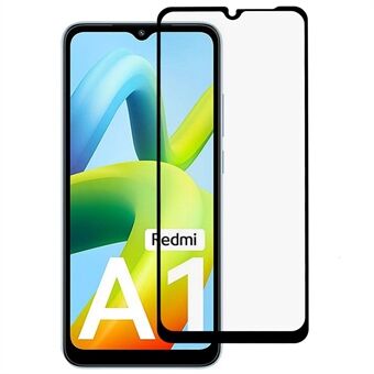RURIHAI for Xiaomi Redmi A1 4G Full Glue HD Clear Secondary Hardening Screen Protector 2.5D 0.26mm Full Cover High Aluminium-silisium Glass Film