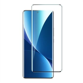 For Xiaomi 12 5G / 12X 5G / 12S 5G Anti-eksplosjonssidelim buet herdet glassfilm Ultraklar fullskjermbeskytter