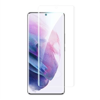 For Samsung Galaxy S21 4G / 5G Ultra Clear Full Screen Protector Sensitiv berøringssidelim buet herdet glassfilm