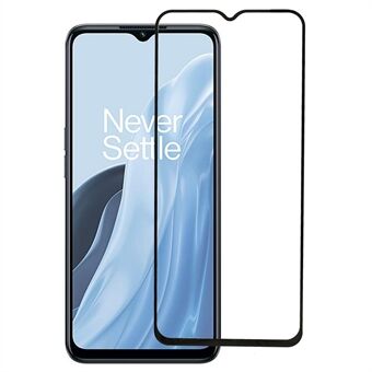 RURIHAI for OnePlus Nord N300 5G 0.26mm 2.5D Arc Edge High Aluminium-silisium Glass Anti-eksplosjonsfilm Sekundær herdende fullskjermbeskytter