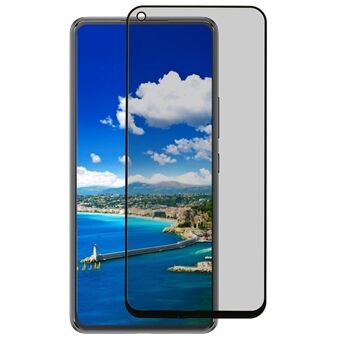 For Samsung Galaxy A54 5G Anti- Spy heldekkende silkeutskrift Skjermbeskytter Sidelim Anti-eksplosjon herdet glassfilm