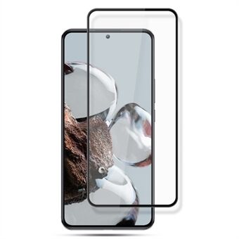 AMORUS For Xiaomi 12T 5G / Redmi K50 Ultra 5G Anti-eksplosjon herdet glass Sekundær herding HD klar silkeutskrift full limfilm - svart