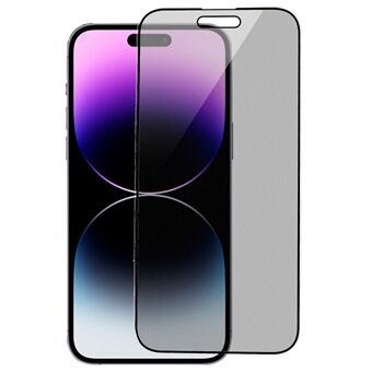RURIHAI For iPhone 14 Pro AG Matt Anti-fingeravtrykk Høyt aluminium-silikonglass Fullskjermbeskytter Spy