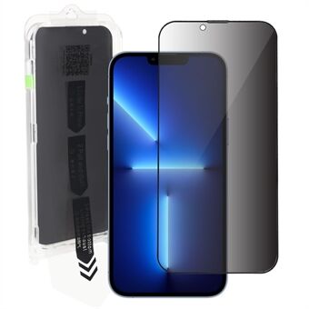 RURIHAI For iPhone 13 Pro Max / 14 Plus skjermbeskytter Anti- Spy Antistatisk høy aluminium-silisium glassfilm