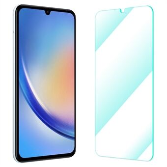 ENKAY HAT Prince for Samsung Galaxy A34 5G telefonskjermbeskytter 0,26 mm 9H 2,5D høy aluminium-silisiumglass ultraklar film