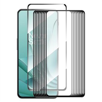 ENKAY HAT Prince 10 stk for OnePlus ACE 2V skjermbeskytter silkeutskrift 0,26 mm 9H 2,5D høy aluminium-silisium glassfilm
