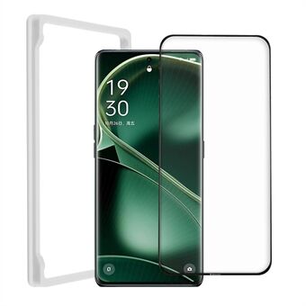 3D buet telefon fullskjermbeskytter for Oppo Find X6, full lim herdet glassfilm med installasjonsramme