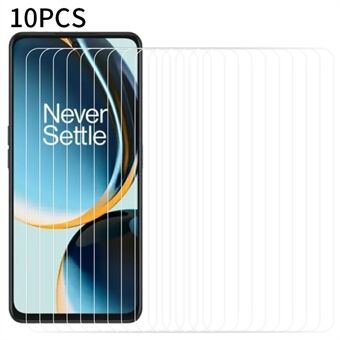 RURIHAI 10 stk For OnePlus Nord CE 3 Lite 5G Medium Aluminium Glass 0.18mm 2.5D telefonskjermbeskytter