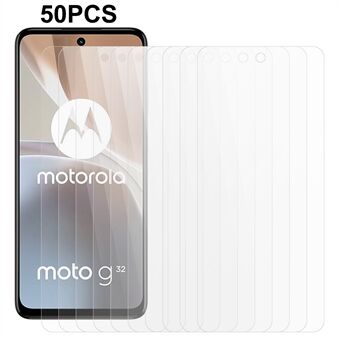50 stk / sett for Motorola Moto G32 4G herdet glass Anti- Scratch film 0,3 mm 2,5D mobiltelefon skjermbeskytter