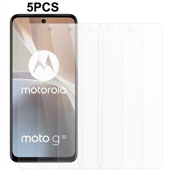5 stk / sett for Motorola Moto G32 4G 2,5D 0,3 mm skjermbeskytter herdet glass Anti-eksplosjon telefonskjermfilm