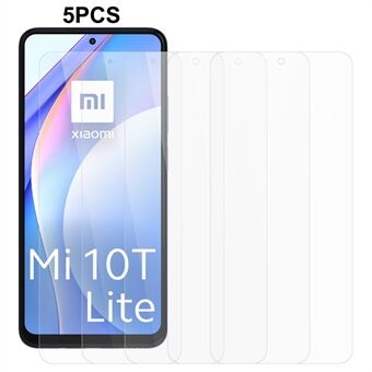 5 stk / pakke for Xiaomi Mi 10T Lite 5G / Note 9 Pro 5G / Mi 10i 5G skjermbeskytter 0,3 mm klar 2,5D herdet glassfilm
