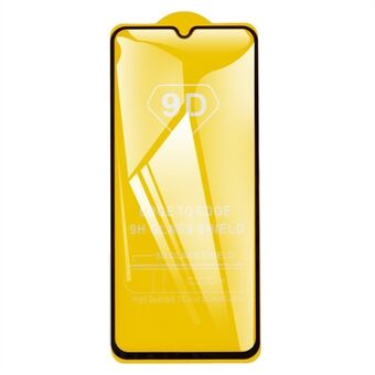 For Xiaomi Poco C55 4G silkeutskrift 9D herdet glassfilm sidelim full dekning telefonskjermbeskytter