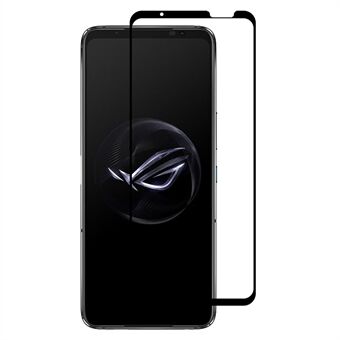 RURIHAI For Asus ROG Phone 7 5G skjermbeskytter 2.5D høy aluminium-silisiumglass Sekundær herding full limfilm