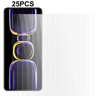 25 STK For Xiaomi Redmi K60 5G / K60 Pro 5G herdet glassfilm Ultra Clear Full Glue Telefon Skjermbeskytter