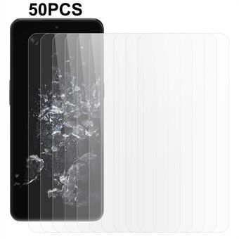 50 STK For OnePlus 10T 5G / ACE Pro 5G Anti- Scratch herdet glassfilm Super klar mobiltelefon skjermbeskytter