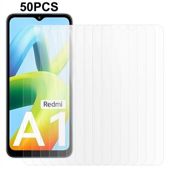 50 STK For Xiaomi Redmi A2 4G / A1 4G HD Klar mobiltelefon skjermbeskytter Stor hardhet herdet glassfilm