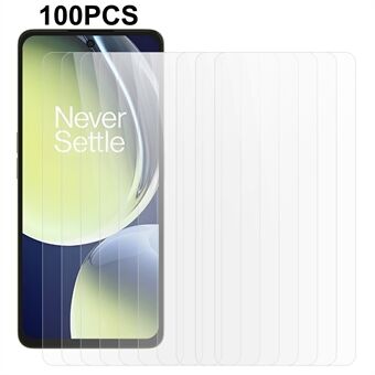 100 stk for OnePlus Nord CE 3 Lite 5G telefon skjermbeskytter høyoppløselig full lim herdet glassfilm