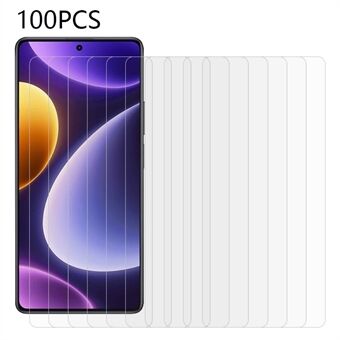 100 STK For Xiaomi Redmi Note 12 Turbo / Poco F5 5G Anti- Scratch Telefon Skjermbeskytter Herdet Glass Skjermfilm