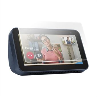 RURIHAI skjermbeskytter for Amazon Echo Show 5 (1. generasjon) / (2. generasjon) 2,5D Edge 0,18 mm høy aluminium-silisiumglassfilm