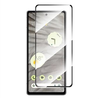 ENKAY HAT Prince 9H 0,26 mm skjermbeskytter for Google Pixel 7a , silketrykk 2,5D høy aluminium-silikon glassfilm