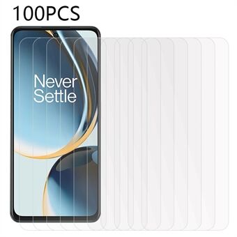 100 stk for OnePlus Nord N30 5G / Nord CE 3 Lite 5G herdet glassfilm Anti Scratch HD skjermbeskytter