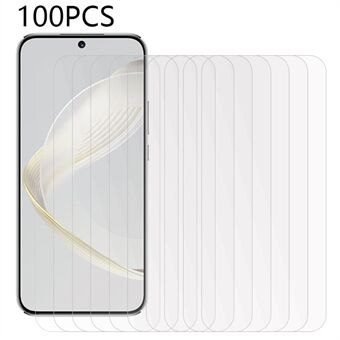 100 stk for Huawei nova 11 / nova 11i telefon skjermbeskytter HD klar full lim herdet glass film