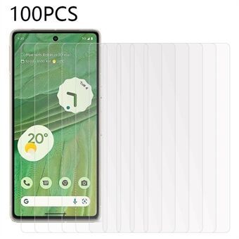 100 stk for Google Pixel 7 5G telefonskjermbeskytter i herdet glass Ultra klar Scratch film