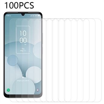 100 STK For TCL 40 XL HD Clear Screen Protector Herdet glass Scratch film