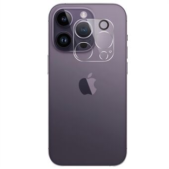 For iPhone 15 Pro Skjermbeskytter i herdet glass Anti-fingeravtrykkfilm + kameralinsebeskytter