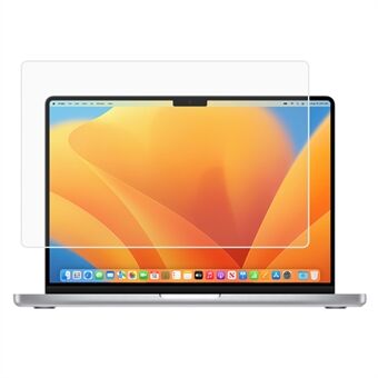 For MacBook Pro 16 tommer (2023) A2780 bærbar skjermbeskytter 0,3 mm Arc Edge Tempered Glass HD Clear Film