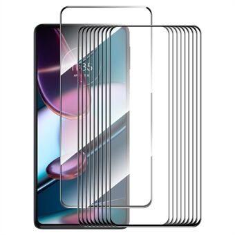 ENKAY HAT Prince 10 stk skjermbeskytter for Motorola Moto G 5G (2023) / Edge 30 Pro (Motorola Edge+ (2022)) 2.5D 9H høy aluminium-silisium glassfilm