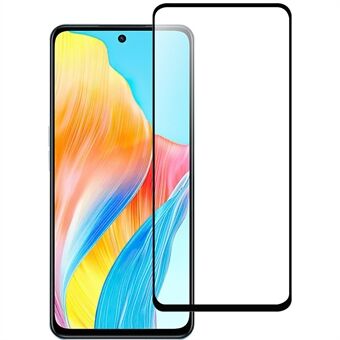 For Oppo A98 5G Black Edge Phone Screen Protector AGC Glass HD Clear Screen Cover Film (full lim)