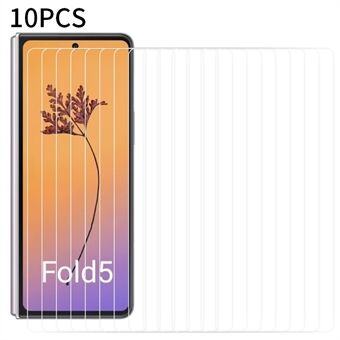 RURIHAI 10 stk skjermbeskytter for Samsung Galaxy Z Fold5 5G , 0,18 mm 2,5D Arc Edge High Aluminium-silikon glassfilm