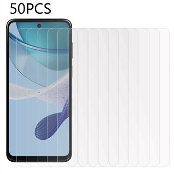 50 STK telefon herdet glassfilm for Motorola Moto G53j, høygjennomsiktig anti- Scratch skjermbeskytter