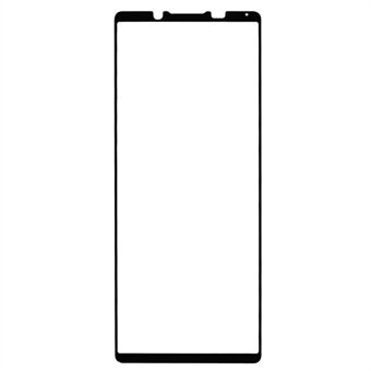 For Sony Xperia 5 V full dekning herdet glassfilm full lim svart Edge silkeutskrift klar skjermbeskytter